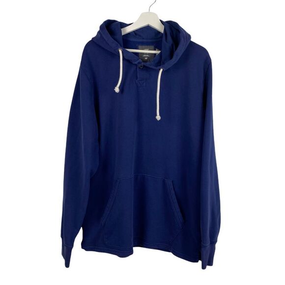 H&M L.O.G.O. Button Front Pullover Hoodie size XL - Picture 1 of 7